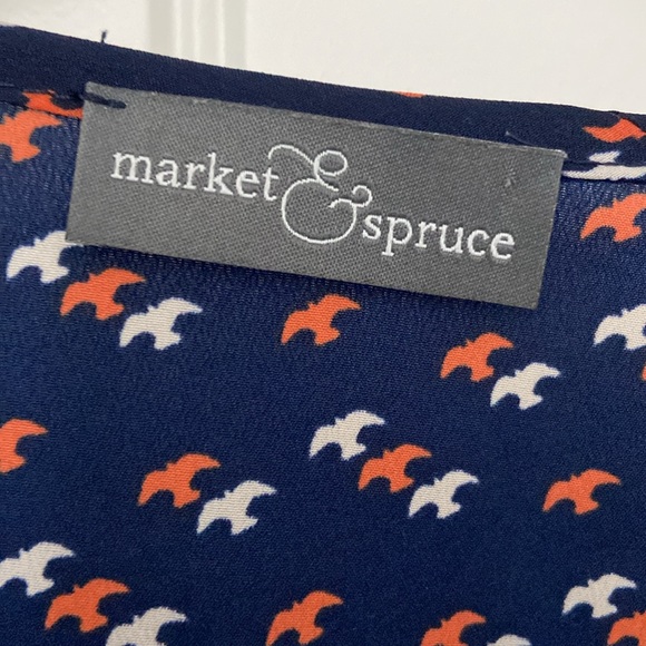 Market & Spruce Ivy Texture Blouse Size:M - Picture 5 of 6